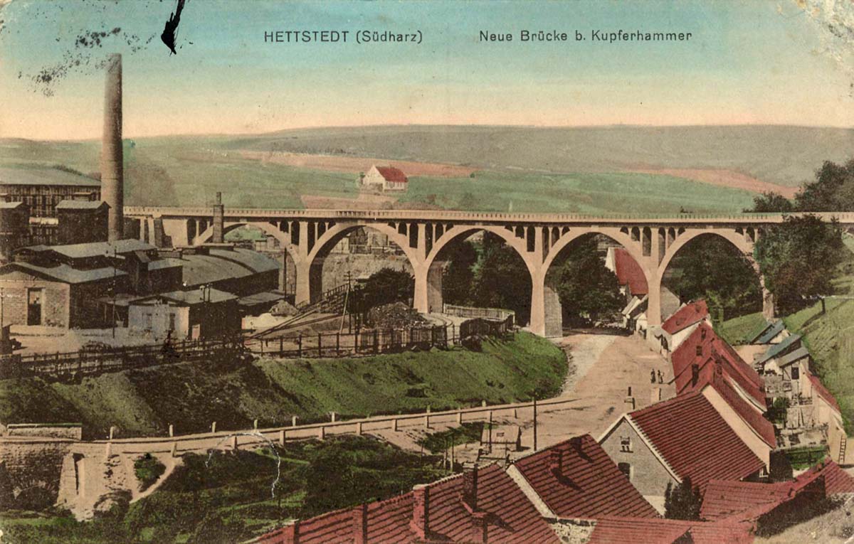 Hettstedt. Neue Brücke bei Kupferhammer, 1918
