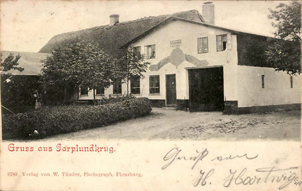 Handewitt. Gaststätte 'Jarplund Krug', 1900