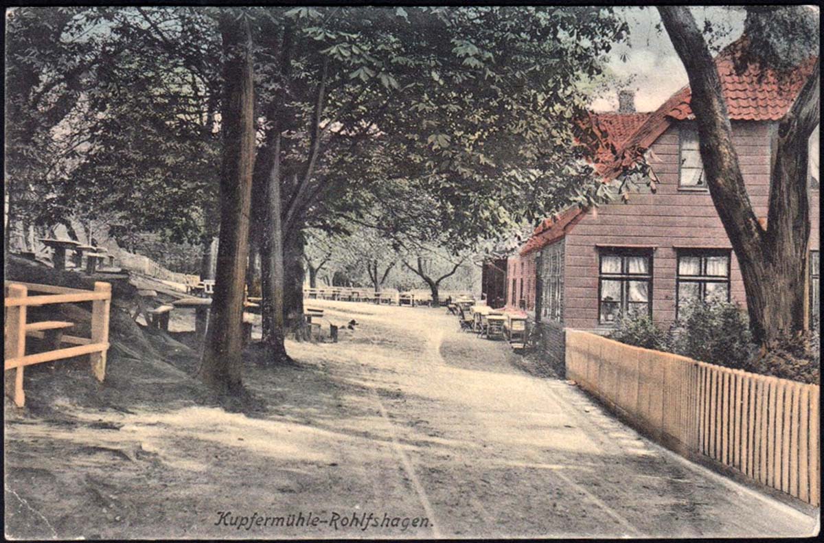 Harrislee. Kupfermühle - Rohlshagen, 1907