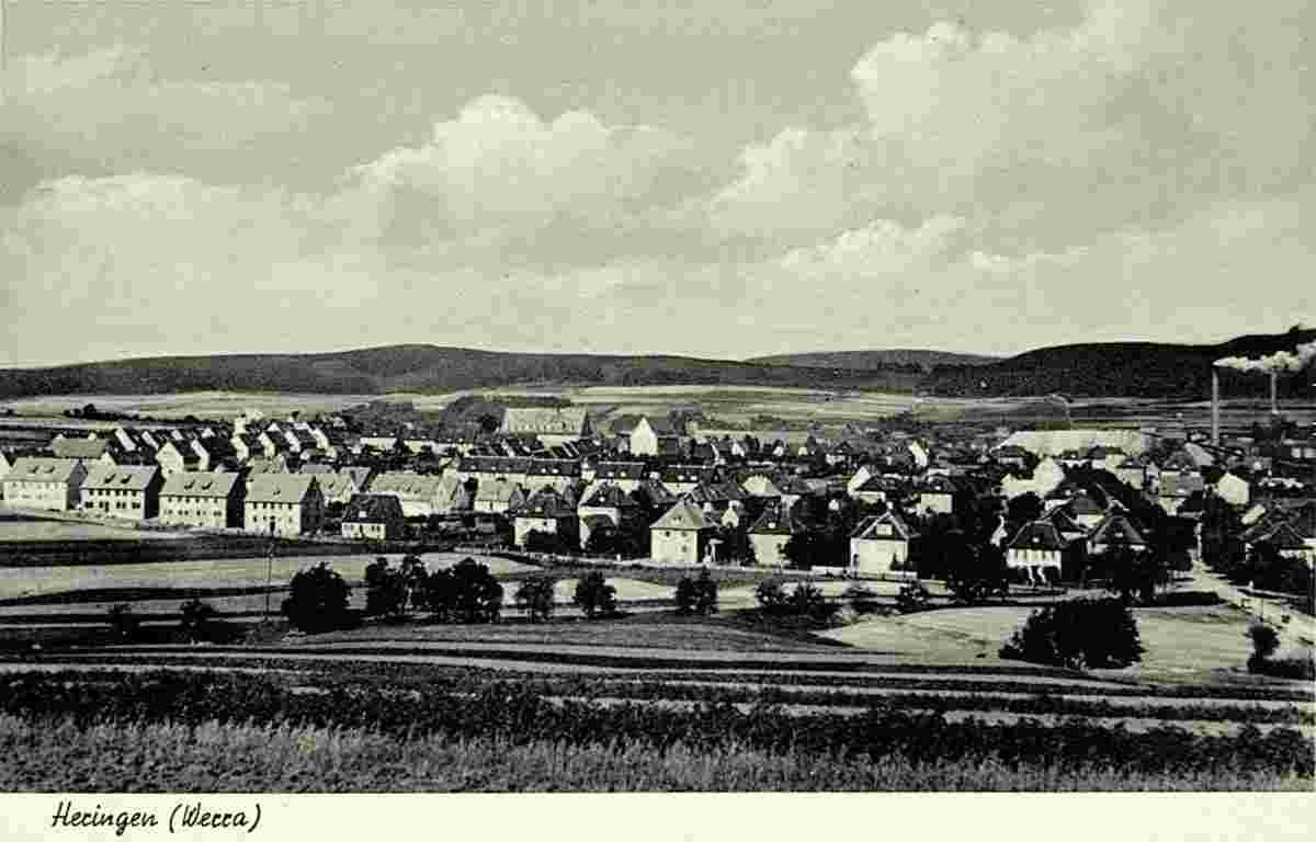 Heringen. Panorama der Stadt