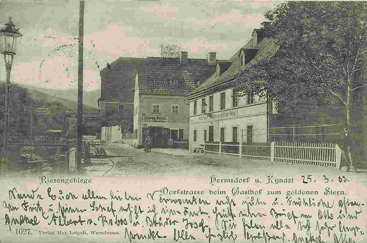 Hermsdorf. Dorfstraße, 1902