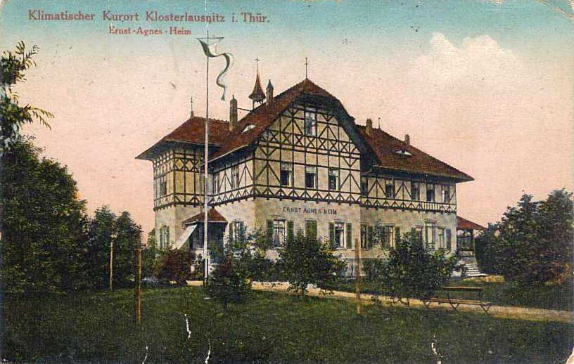Hermsdorf. Klimatischer Kurort Klosterlausnitz, Ernst-Agnes-Heim, 1926