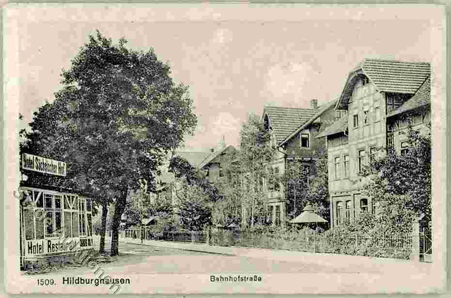 Hildburghausen. Bahnhofstraße