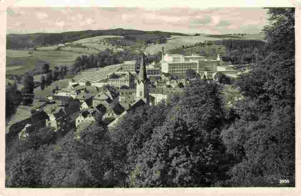 Hirschberg. Blick vom Schloßberg