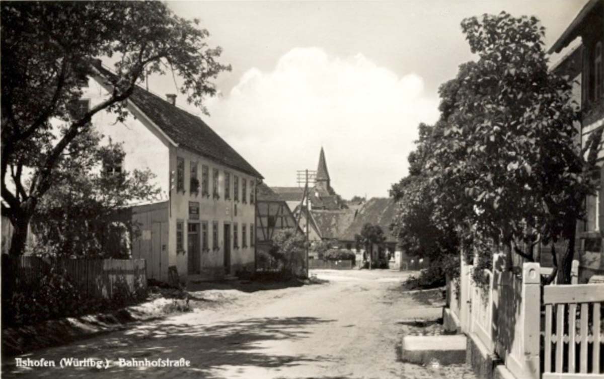 Ilshofen. Bahnhofstraße, 1931