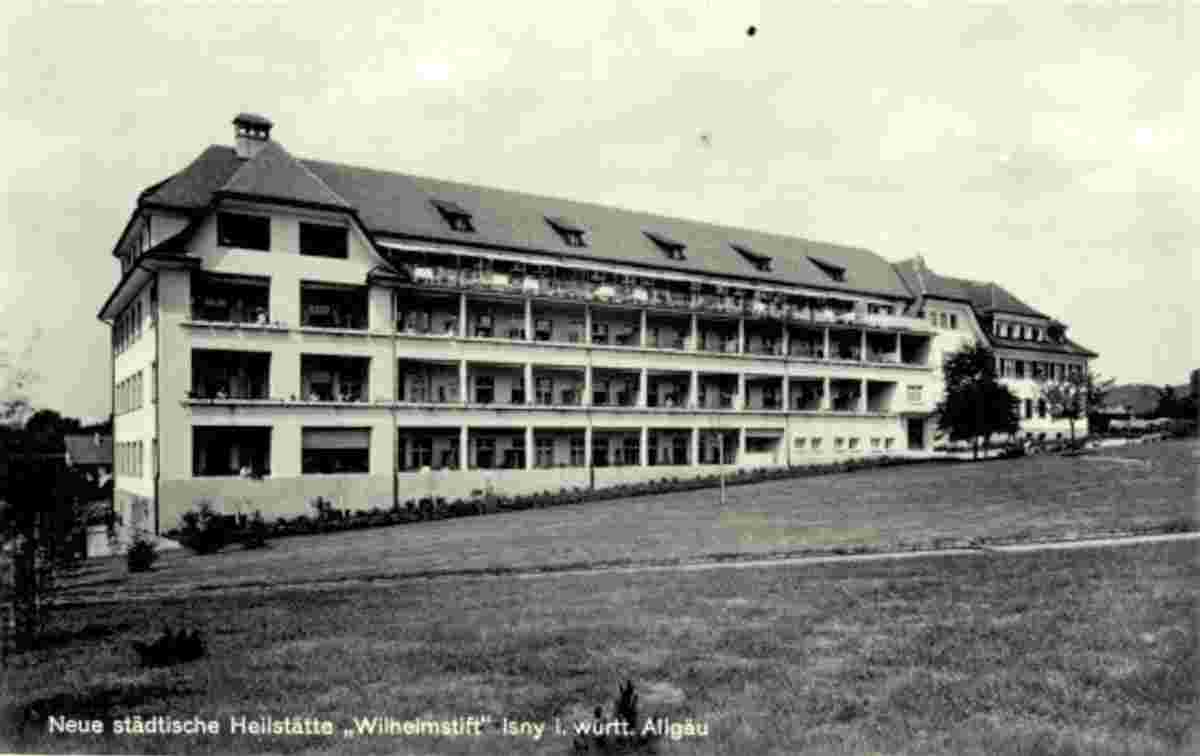 Isny im Allgäu. Neue städtische Heilstätte 'Wilhelmstift', 1932