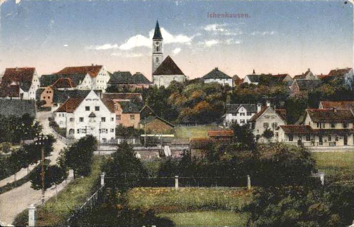 Ichenhausen. Panorama der Stadt