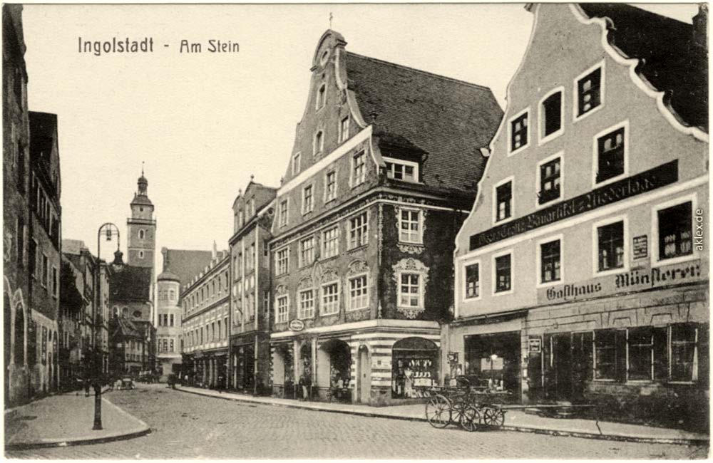 Ingolstadt. Am Stein - Gasthaus Münsteren, 1916