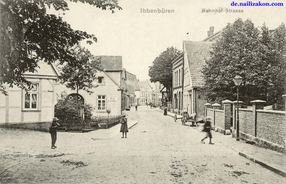 Ibbenbüren. Bahnhofstraße, 1913