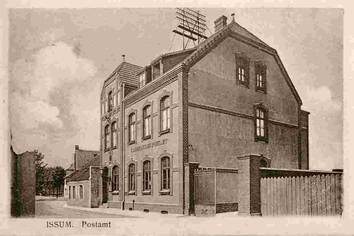 Issum. Kaiserliches Postamt, 1919