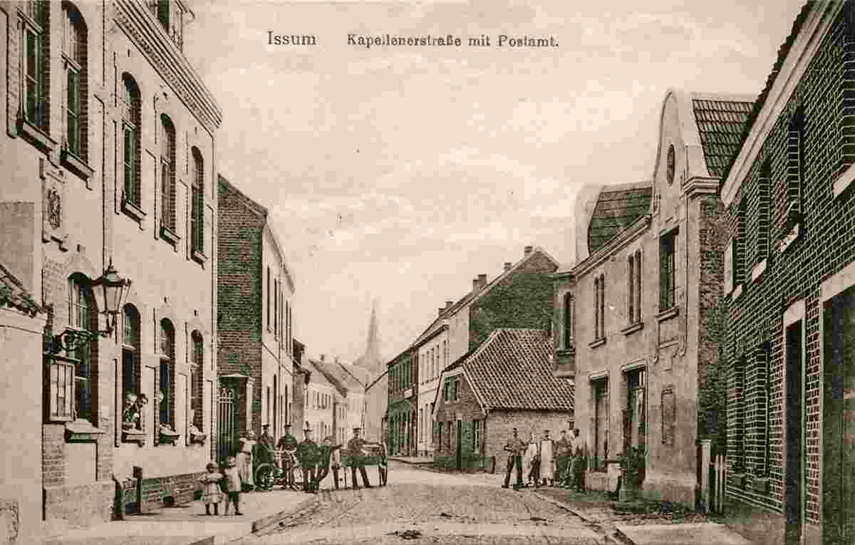 Issum. Kapellener Straße, links - Kaiserliches Postamt
