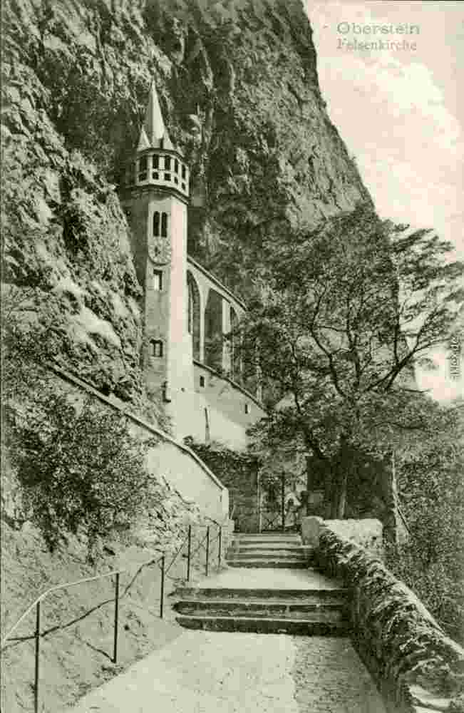 Idar-Oberstein. Felsenkirche, 1913