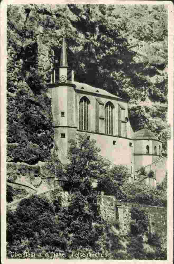 Idar-Oberstein. Felsenkirche, 1943