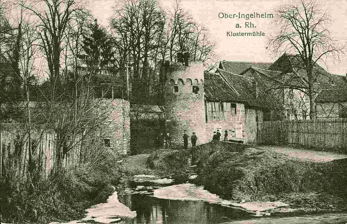 Ingelheim am Rhein. Ober-Ingelheim - Klostermühle, 1922