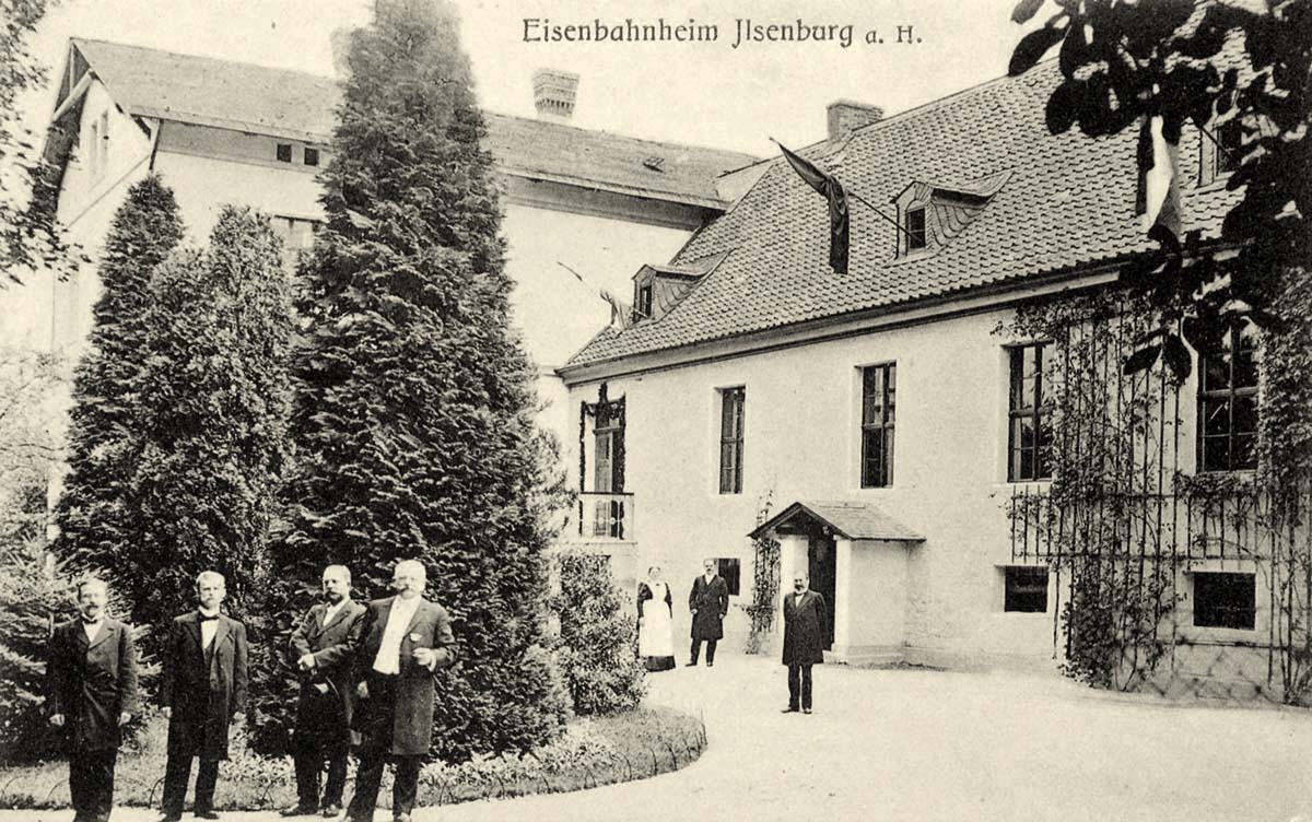 Ilsenburg (Harz). Eisenbahnheim, um 1900