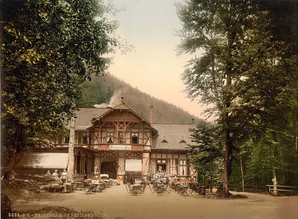 Ilsenburg (Harz). Hotel Prinzeß Ilse, zwischen 1890 und 1900