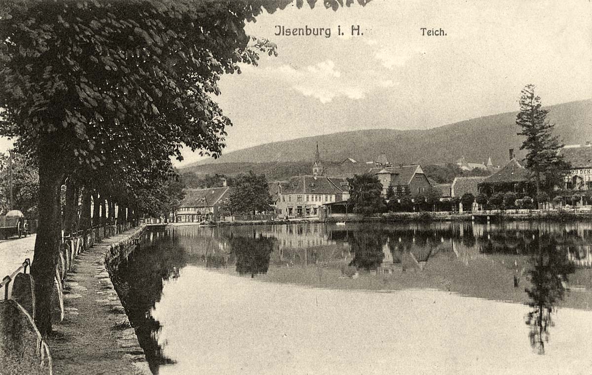 Ilsenburg (Harz). Teich, 1913