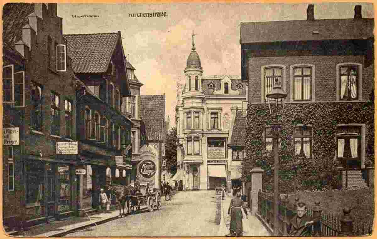 Itzehoe. Kirchenstraße, 1910