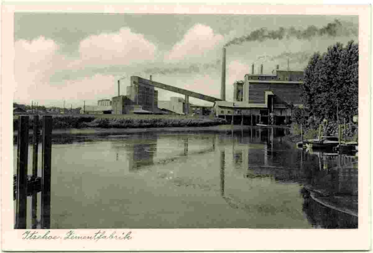 Itzehoe. Zementfabrik
