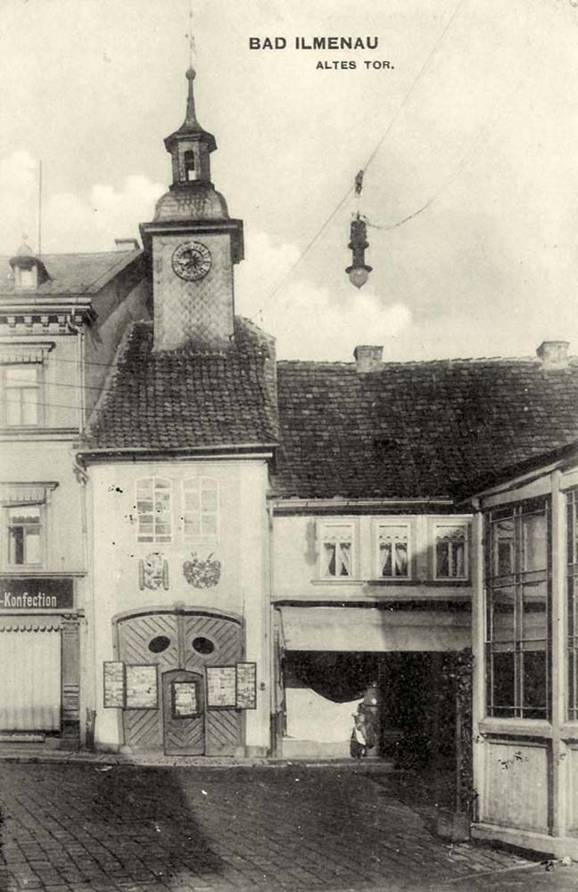 Ilmenau. Altes Tor, 1920