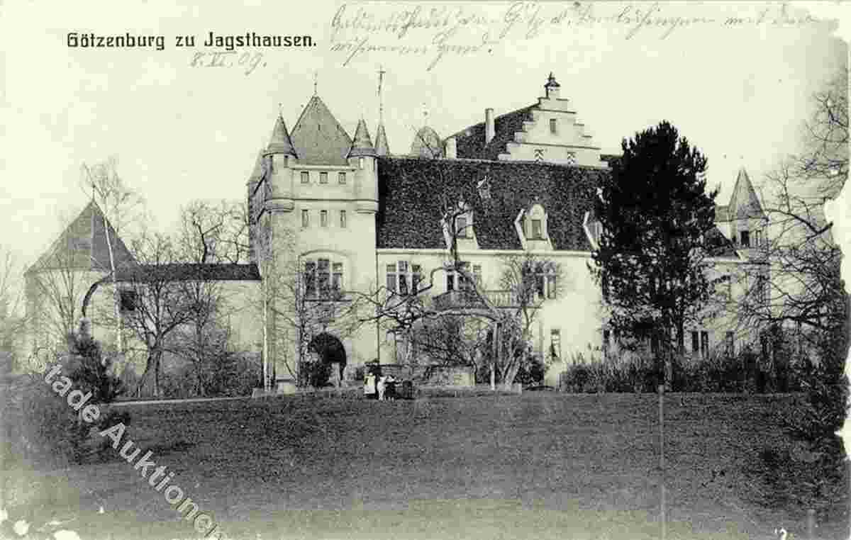 Götzenburg zu Jagsthausen, Turmtor, 1909