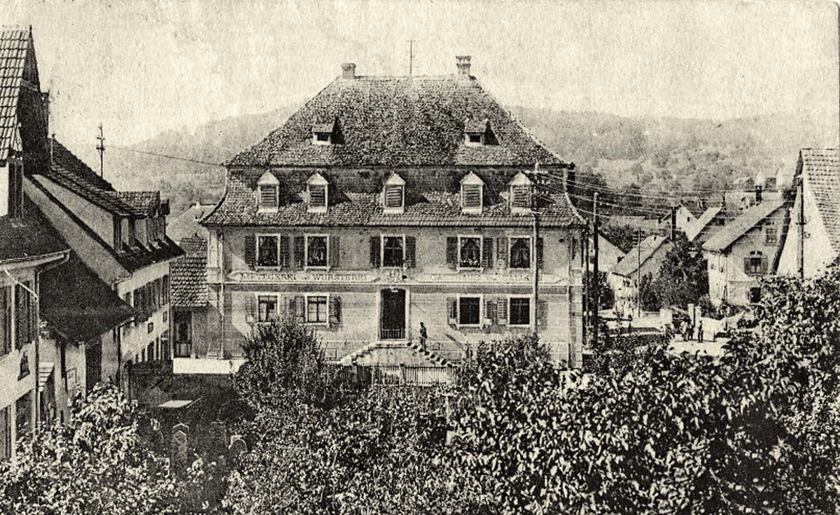 Jestetten - Gasthaus Salmen, um 1923