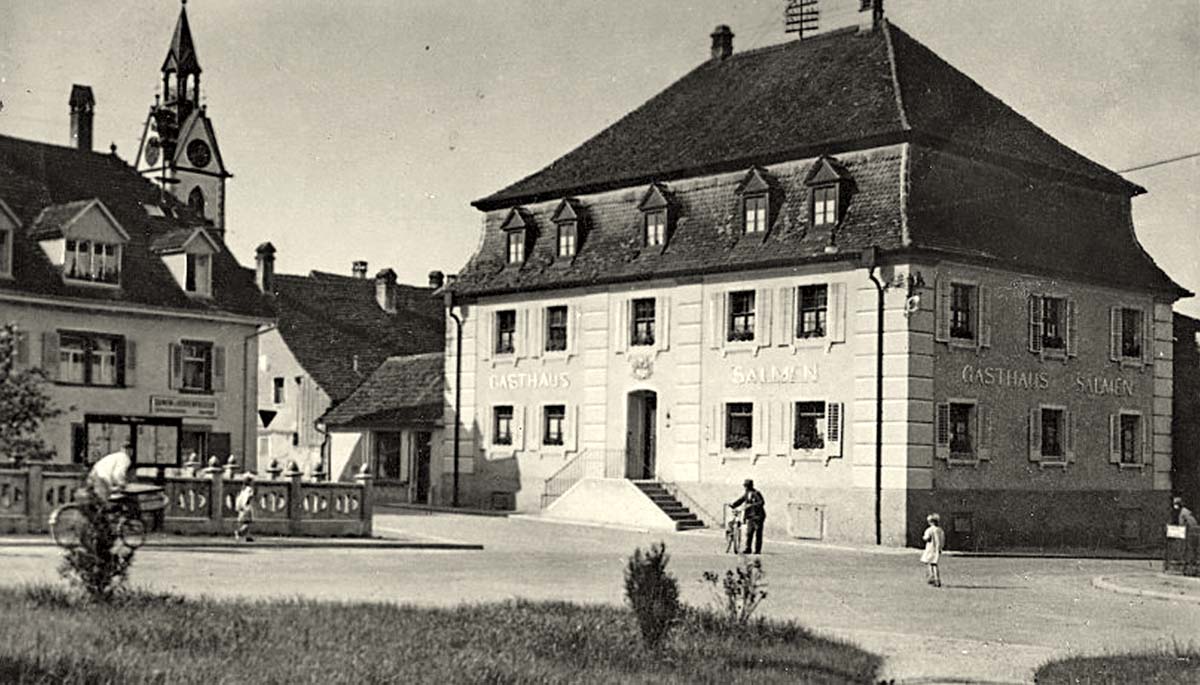 Jestetten - Gasthaus Salmen, um 1939