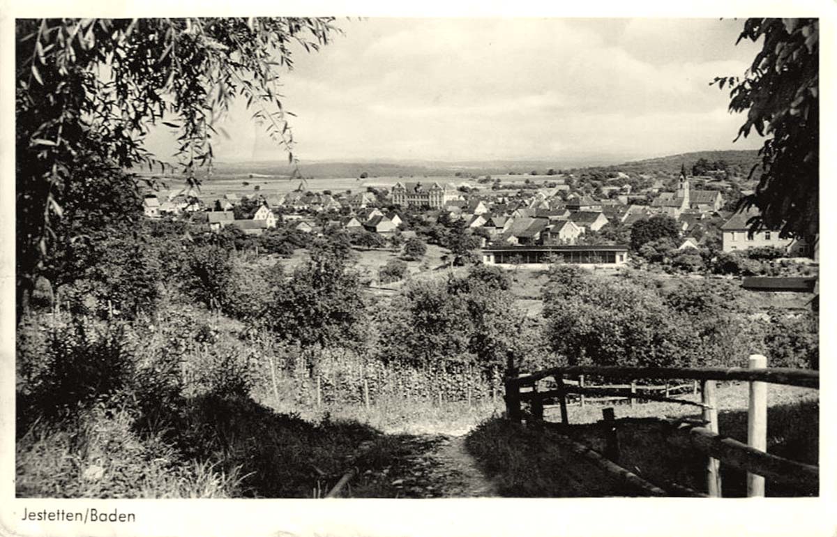 Panorama von Jestetten, 1956