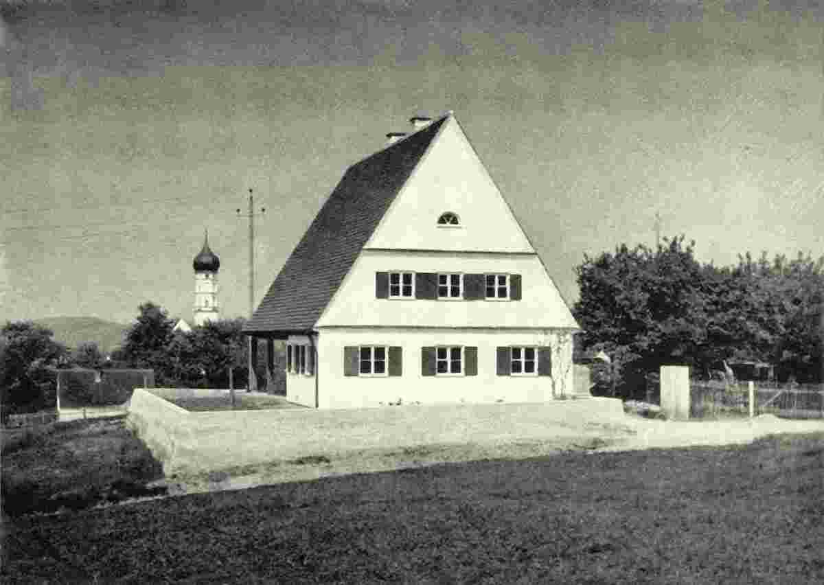 Jettingen. Wohnhaus des Architekten Dominikus Böhm, 1962
