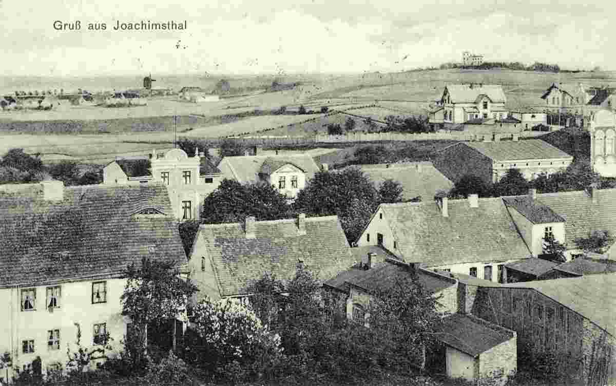 Joachimsthal. Panorama der Stadt, 1908