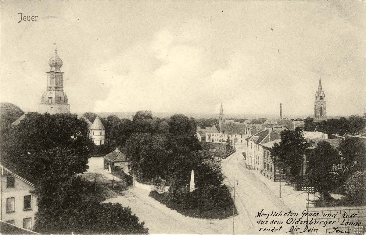 Jever. Marktplatz, 1907