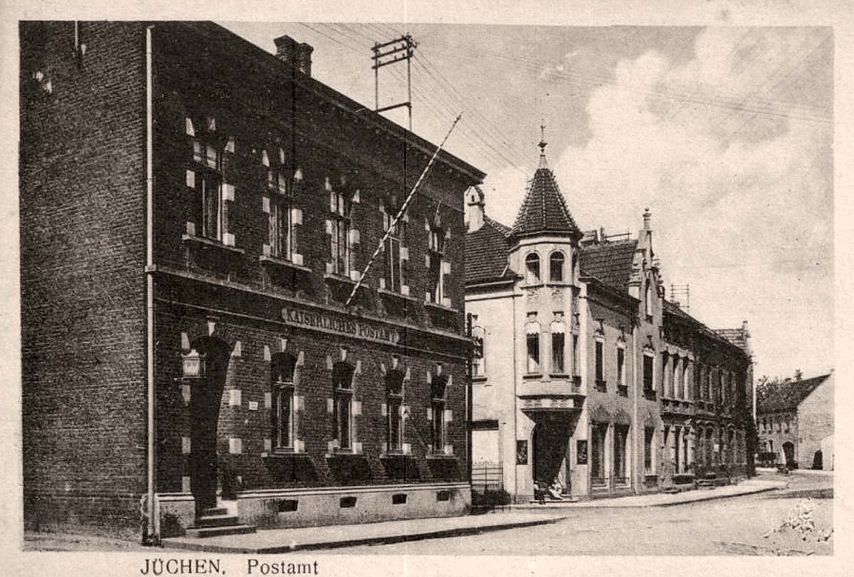 Jüchen. Kaiserliches Postamt, 1919