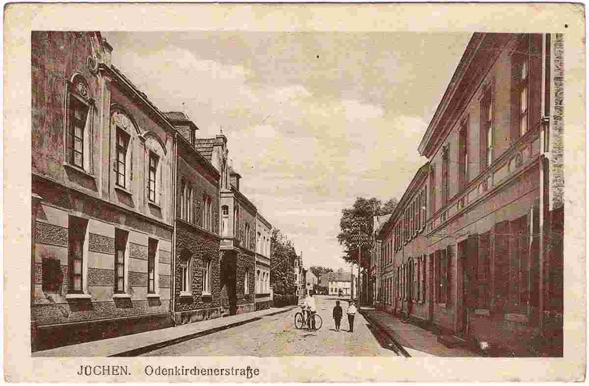 Jüchen. Odenkirchenerstraße, um 1918