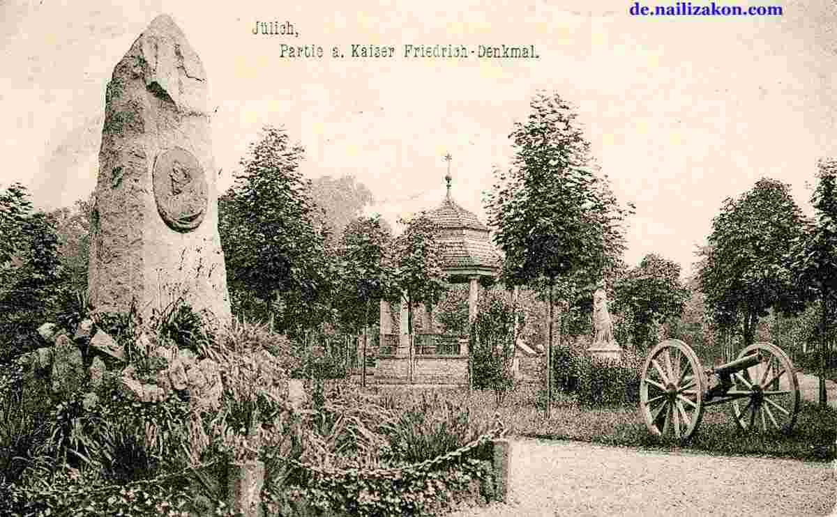 Jülich. Kaiser Friedrich Denkmal, 1907