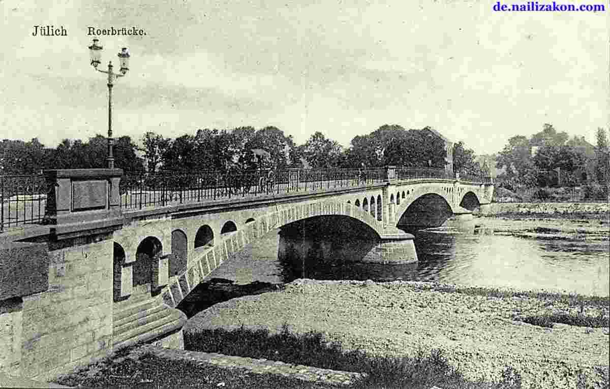 Jülich. Rurbrücke, 1919