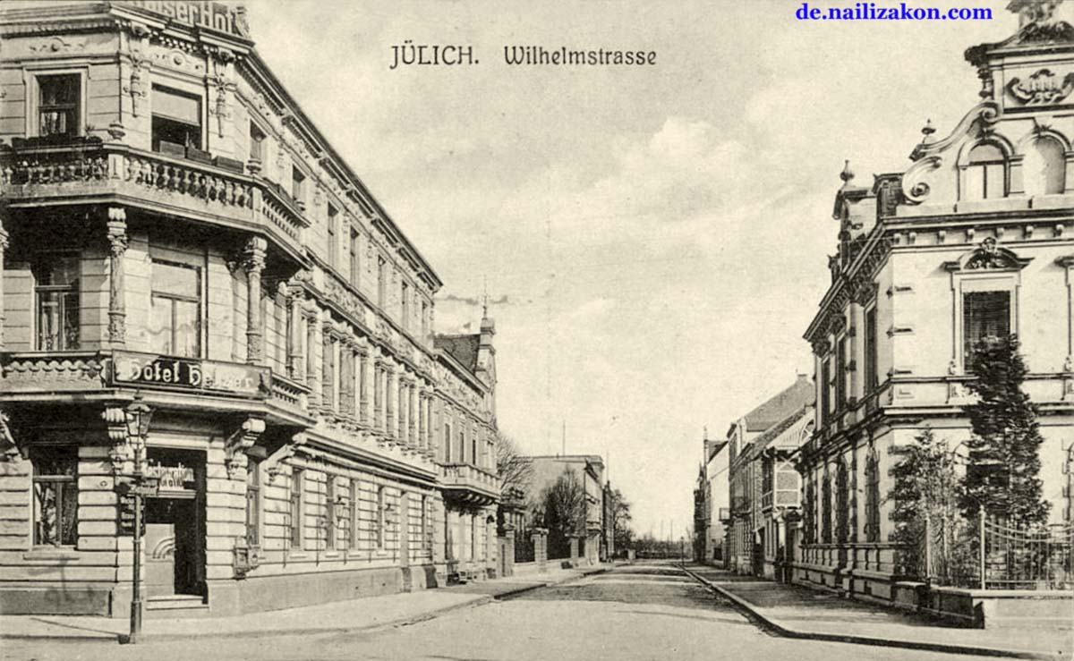 Jülich. Wilhelmstraße, 1919