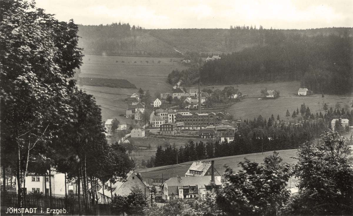 Blick auf Jöhstadt, 1928