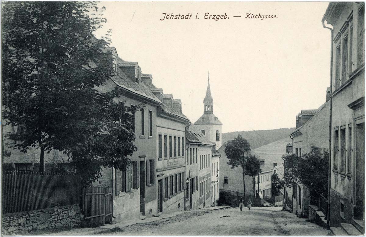 Jöhstadt. Kirchgasse, 1912