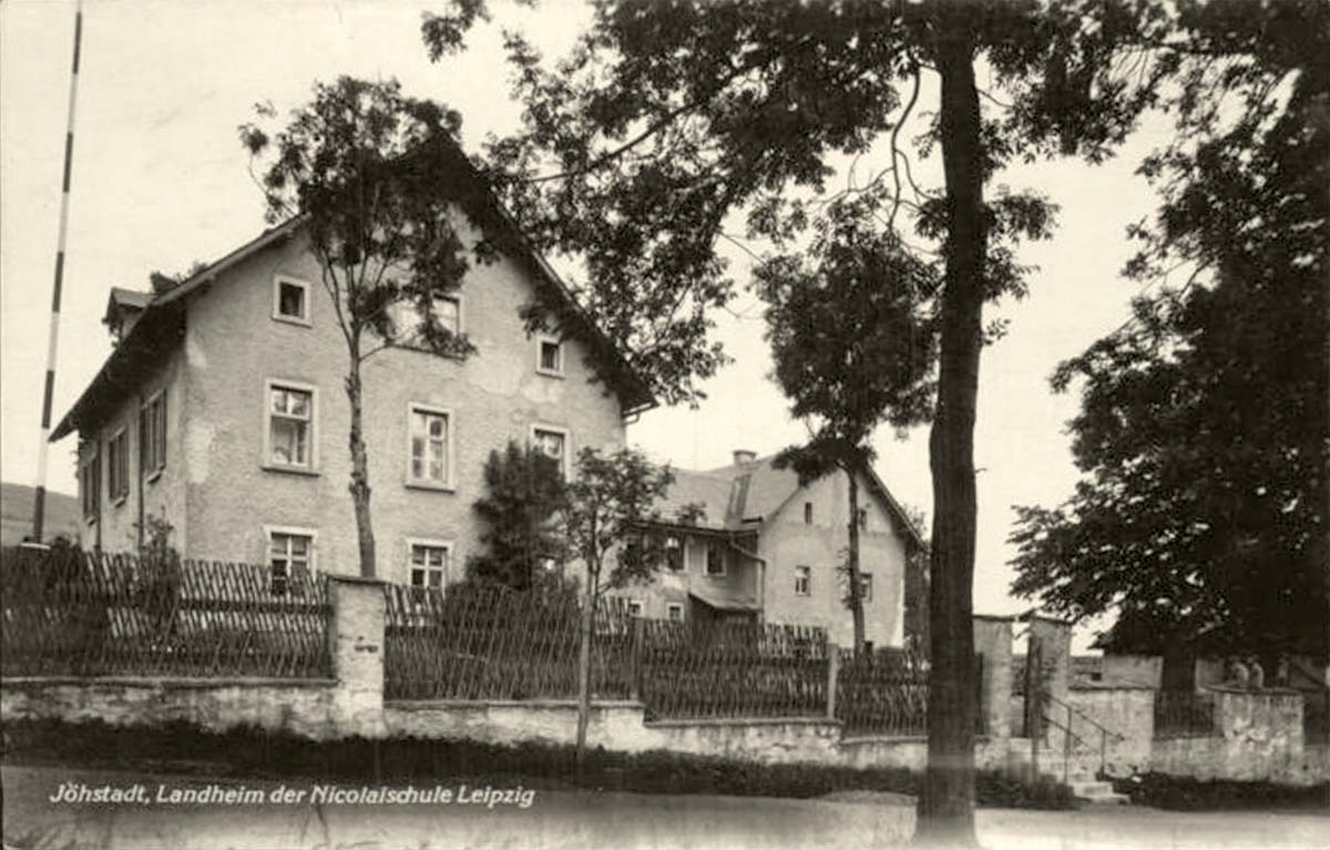 Jöhstadt. Landheim Nikolaischule Leipzig, 1929