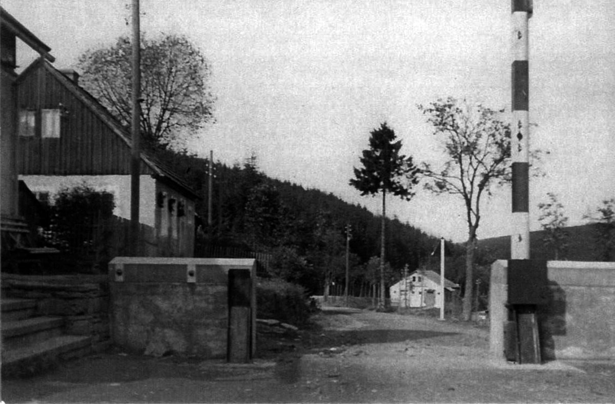 Jöhstadt. Pleil Sorgenthal - Grenzübergang, 1938