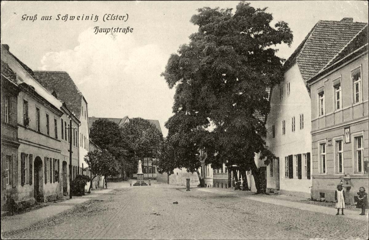 Jessen (Elster). Hauptstraße, 1917