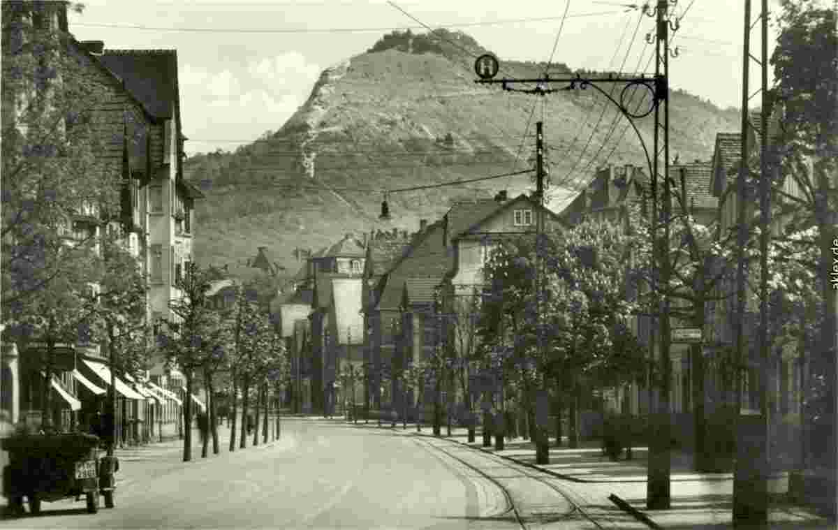 Jena. Bürgelsche Straße, 1935