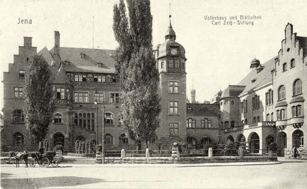 Jena. Volkshaus und Bibliothek Carl Zeiss Stiftung, 1918