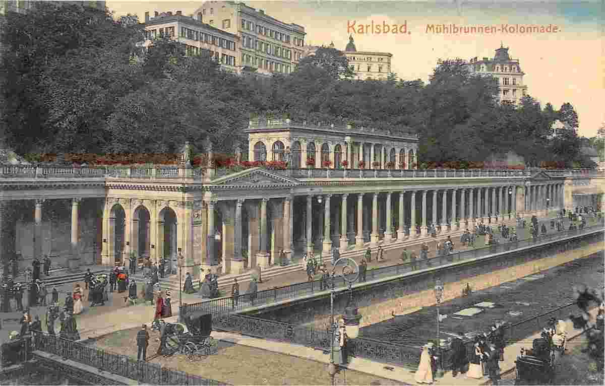 Karlsbad (Karlsruhe). Mühlbrunnen-Kolonnade