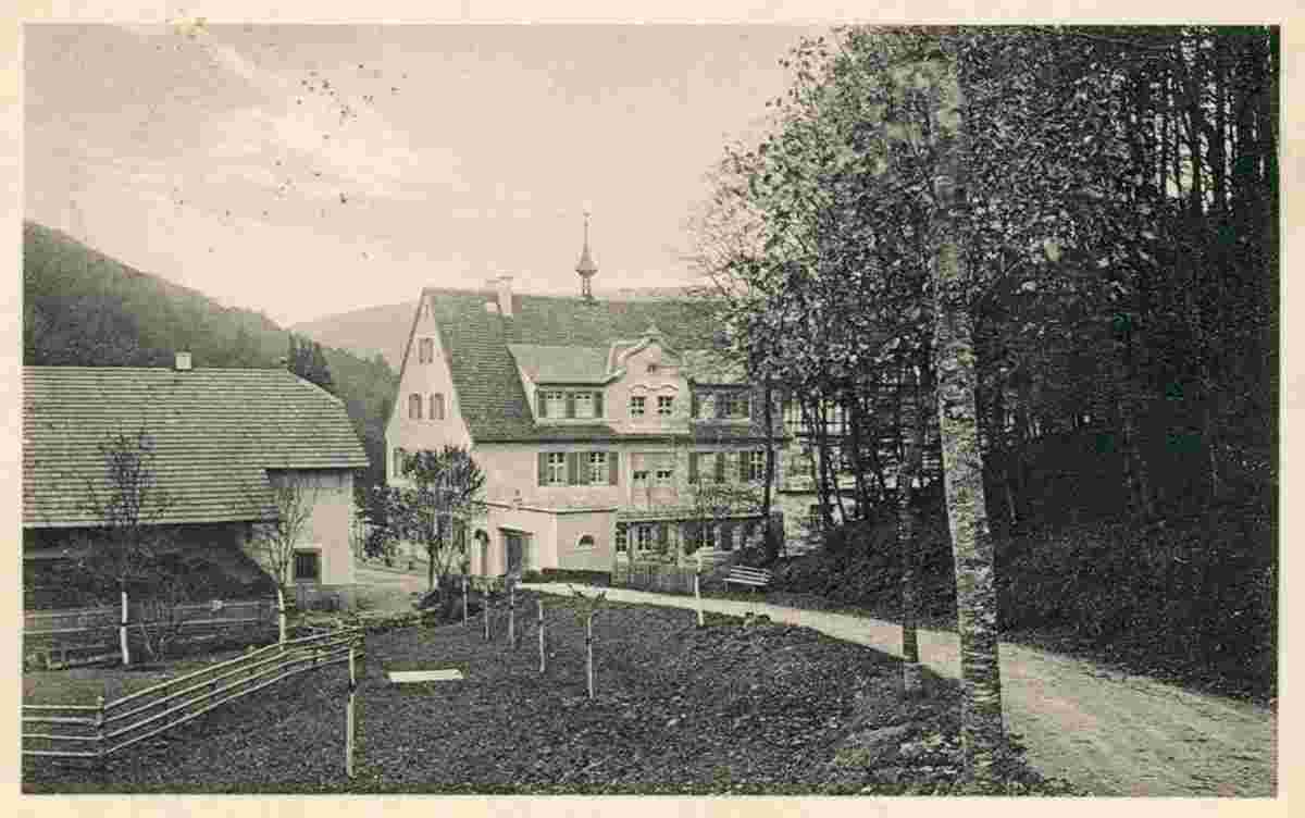 Kenzingen. Kirnhalden - BASF Beamtenheim - Straße, Erholungsheim, 1926
