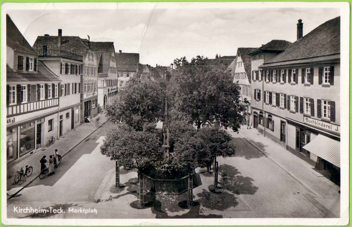 Kirchheim unter Teck. Marktplatz, 1943