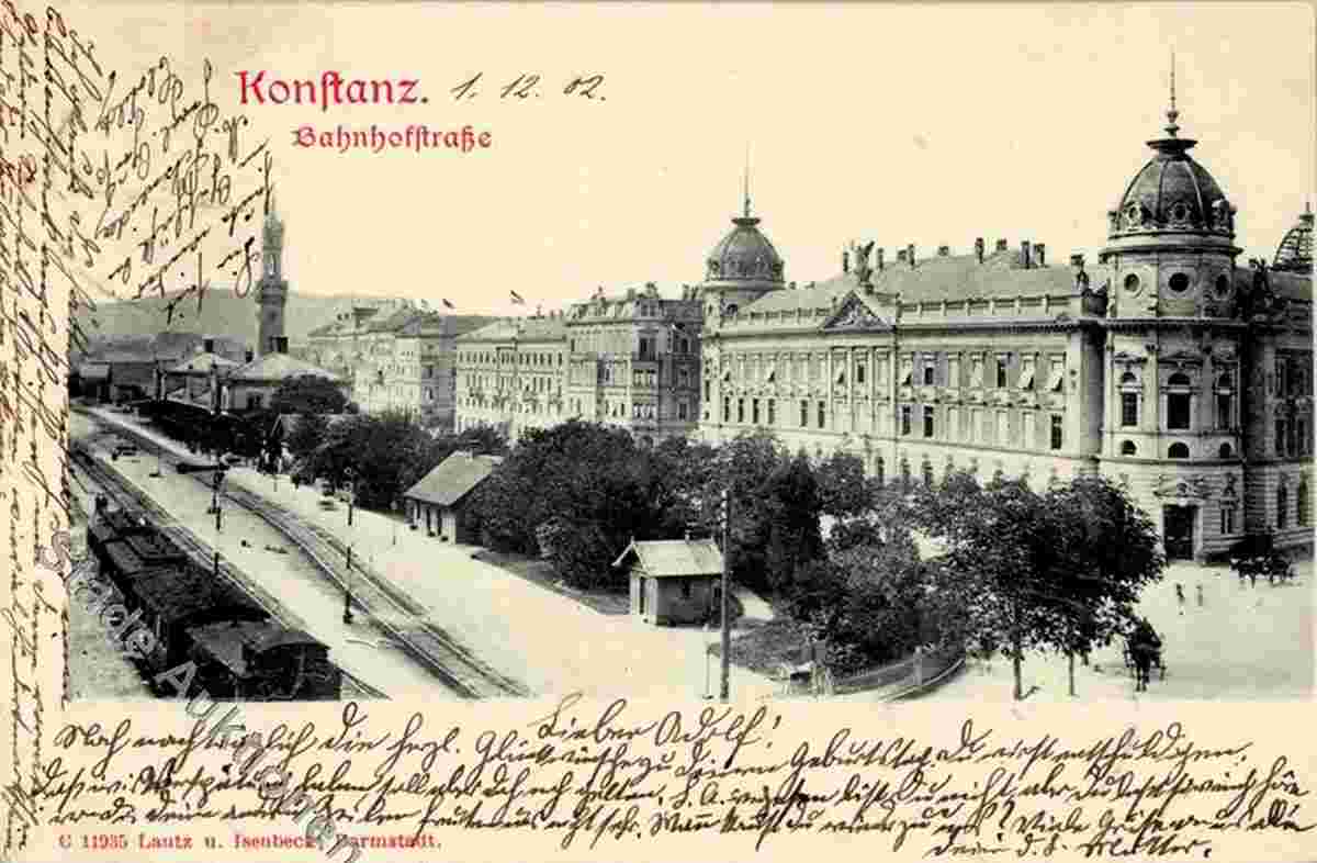 Konstanz. Ecke Martstätte und Bahnhofstraße