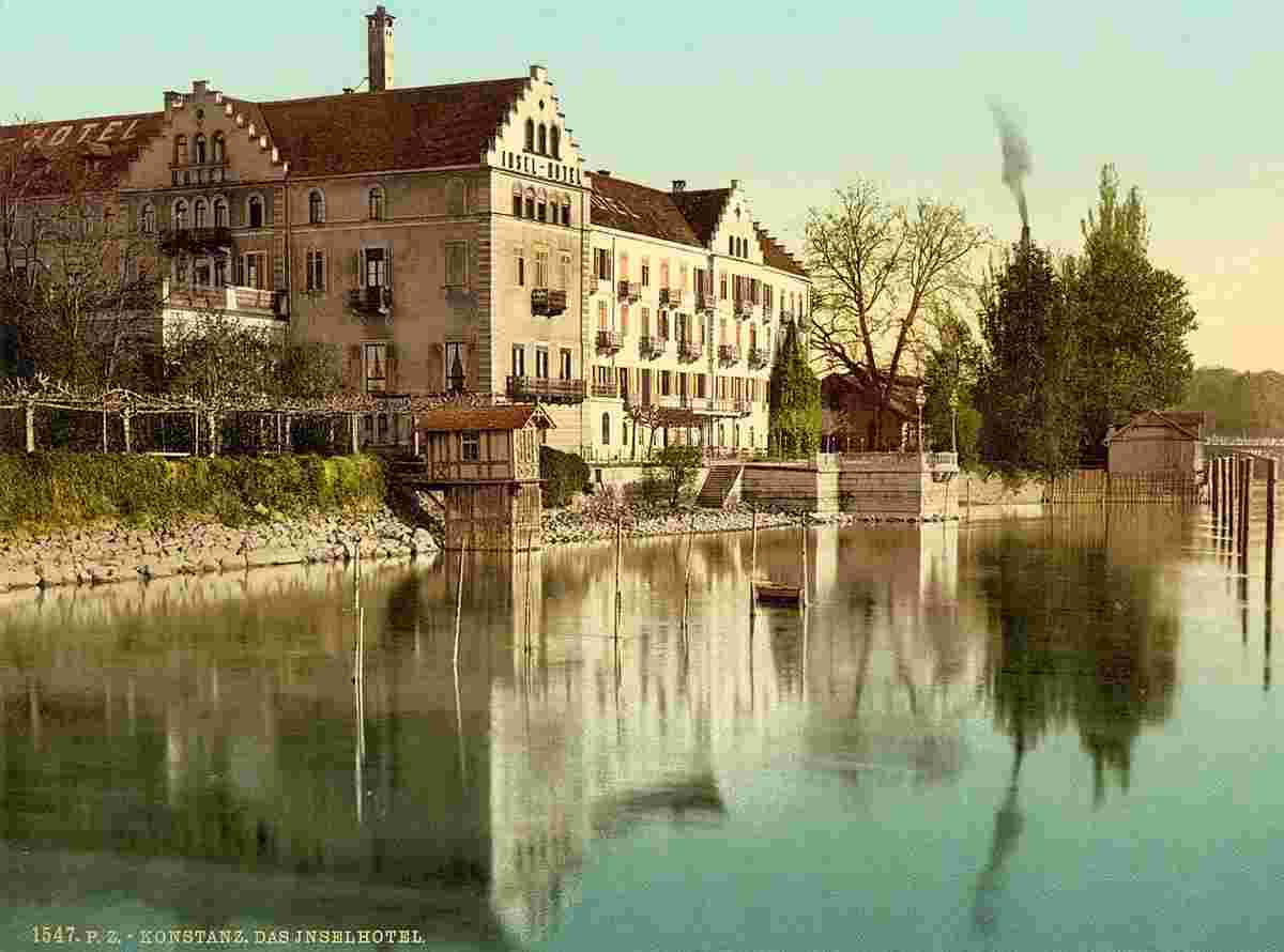 Konstanz. Insel-Hotel, um 1890