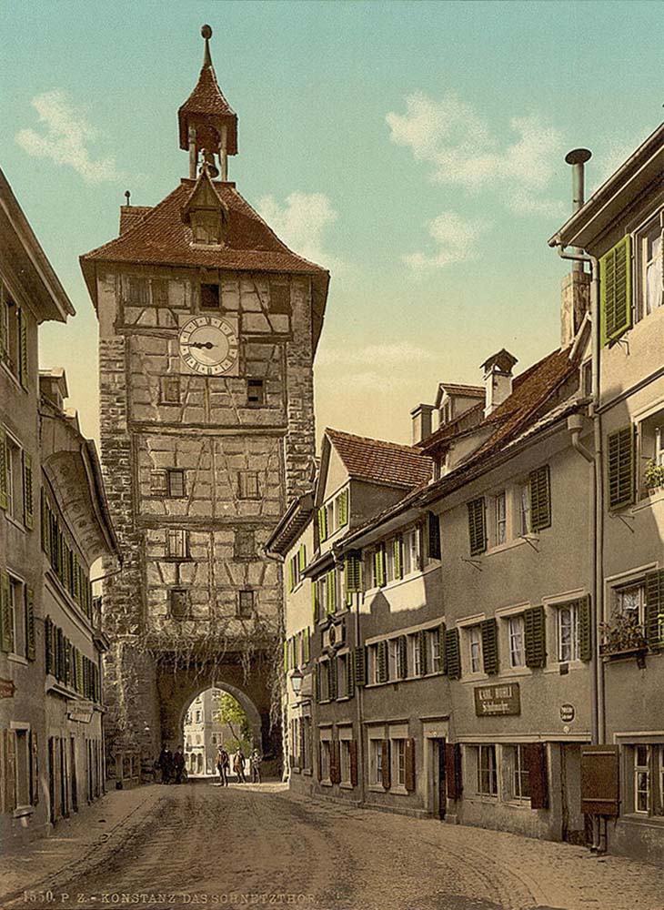 Konstanz. Schnetztor, um 1890