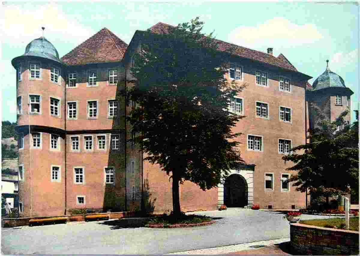 Künzelsau. Schloß - Staatliche Aufbaugymnasium, 1968